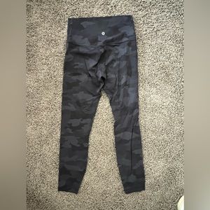 Lululemon Wunder Under Camo Leggings